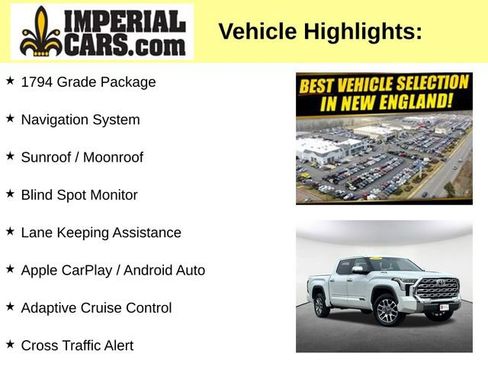 Certified 2026 Toyota Tundra 1794 Edition AWD/4WD image 3