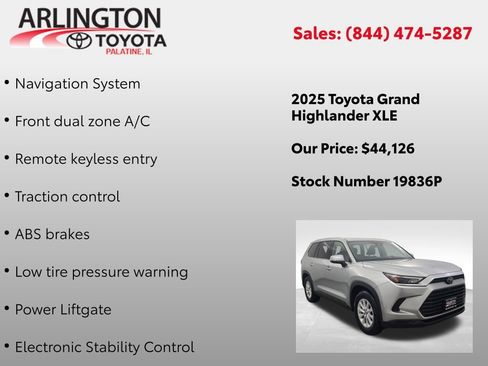 Used 2025 Toyota Grand Highlander AWD image 7