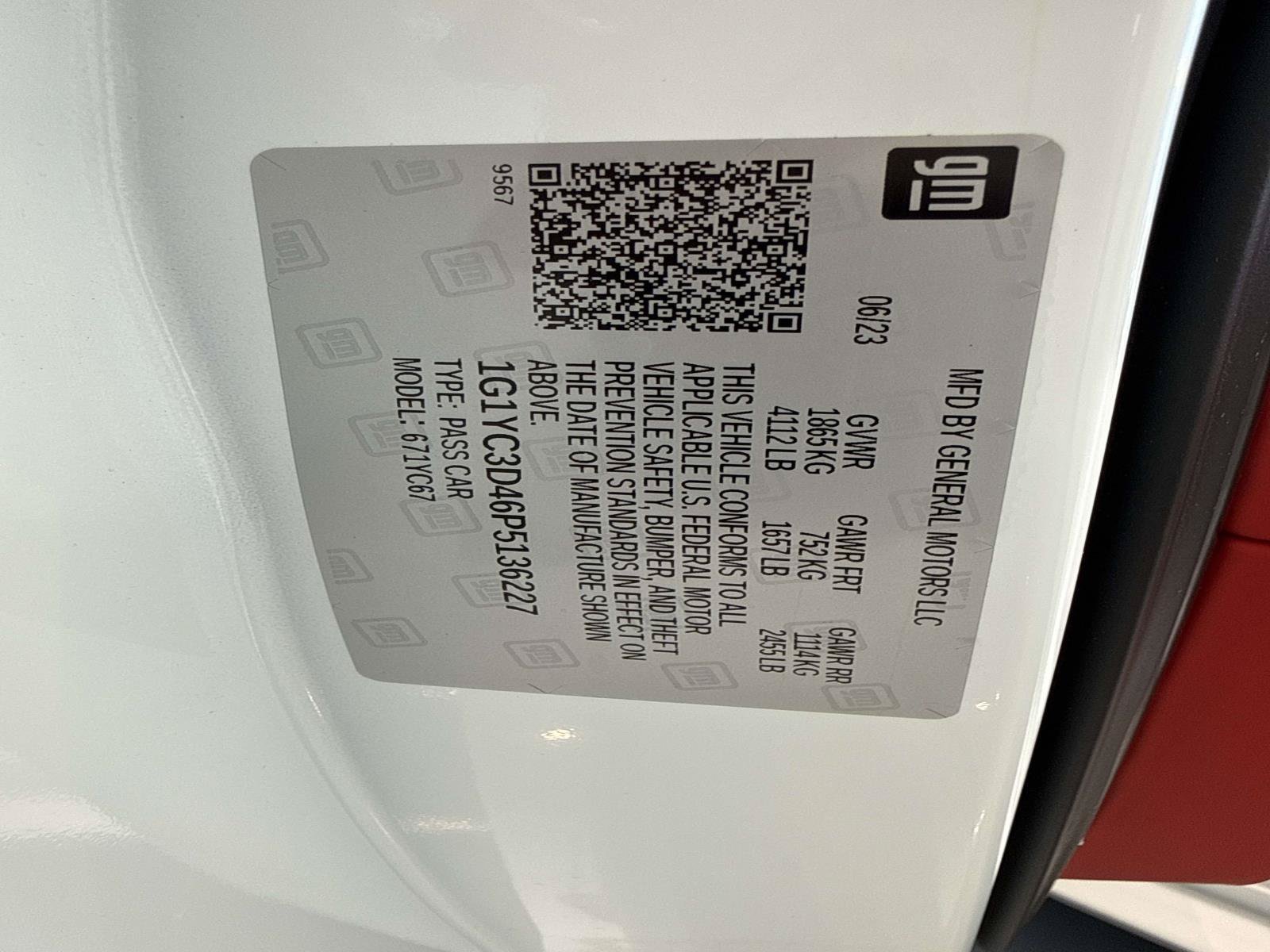 Used 2023 Chevrolet Corvette Stingray Premium Conv w/ Stealth Interior Trim Package RWD image 39