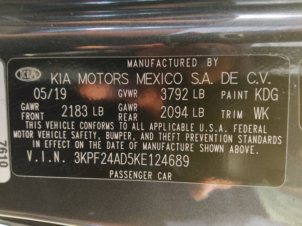 Used 2019 Kia Forte LXS FWD image 33