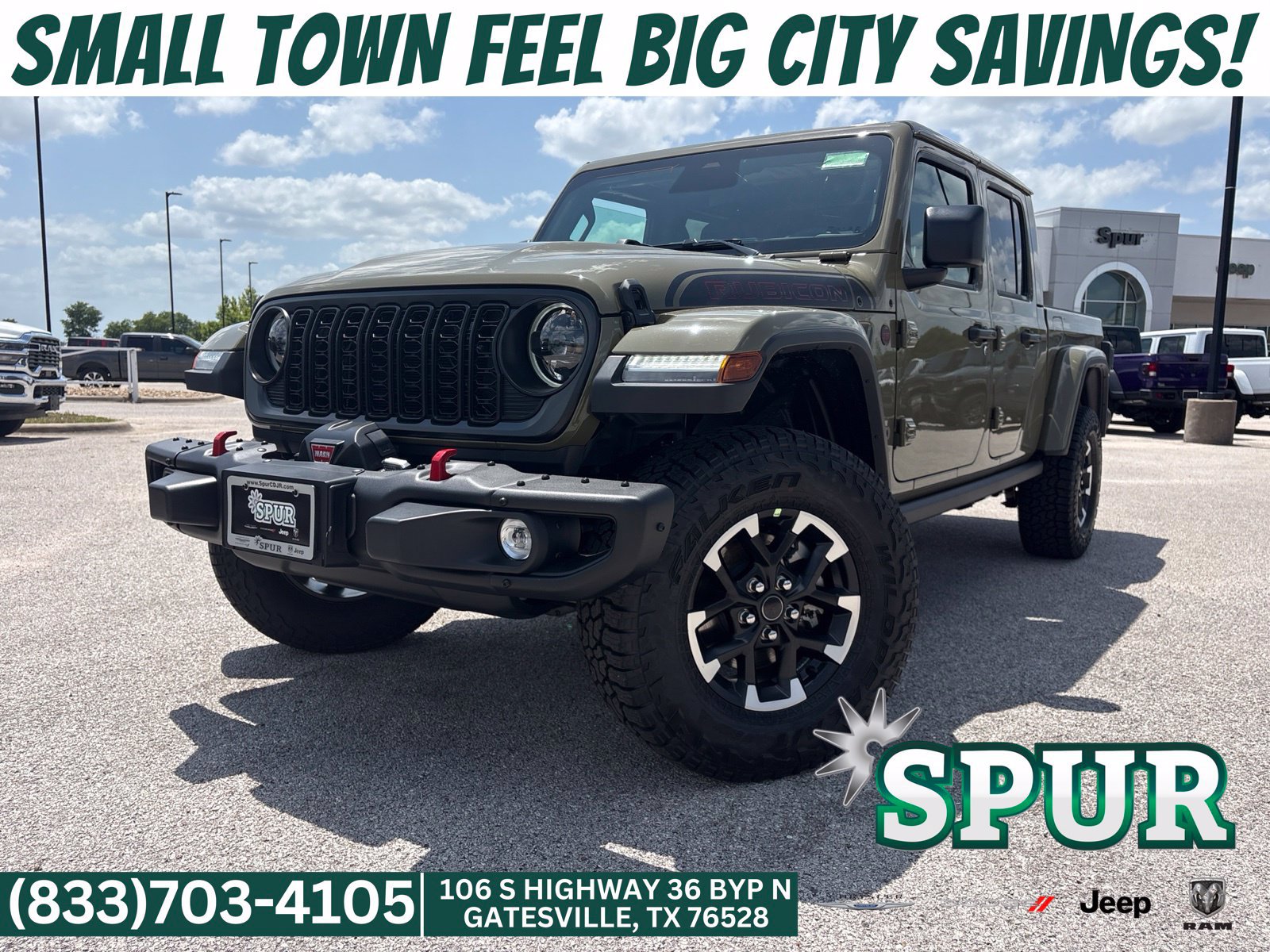 New 2026 Jeep Gladiator Rubicon AWD/4WD 360° Tour