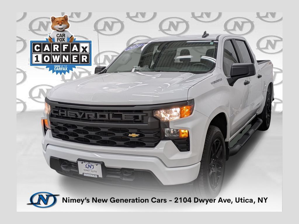 Used 2024 Chevrolet Silverado 1500 Custom AWD/4WD image 1