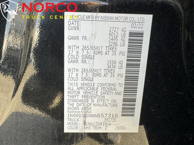 Used 2022 Nissan Frontier SV RWD image 26