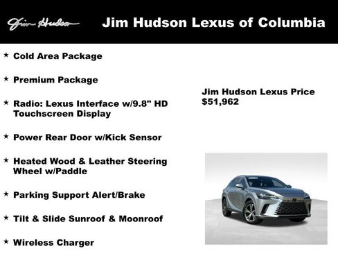 Certified 2023 Lexus RX 350 Premium w/ Accessory Package (Z1) image 4