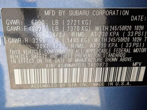 Used 2020 Subaru Ascent Limited w/ Technology Package AWD/4WD image 36