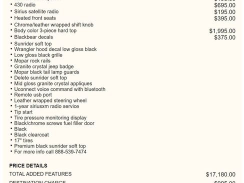 Used 2016 Jeep Wrangler Unlimited Black Bear image 24