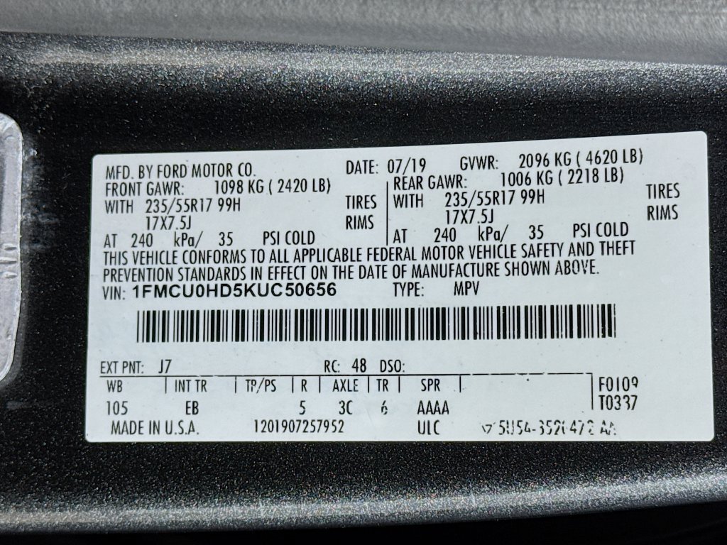 Used 2019 Ford Escape SEL FWD image 34