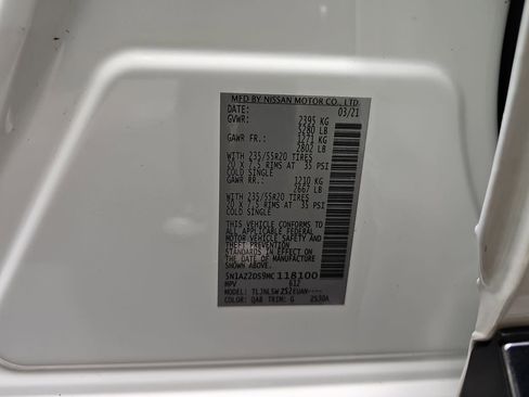 Used 2021 Nissan Murano Platinum w/ Cargo Package image 34