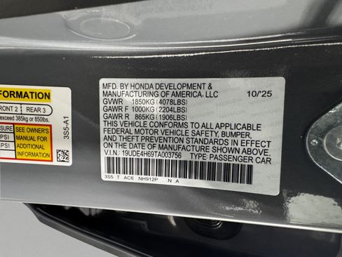 Certified 2026 Acura Integra A-Spec FWD image 42