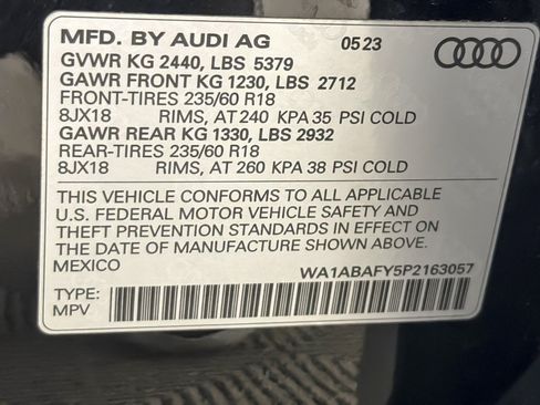 Used 2023 Audi Q5 2.0T Premium w/ Convenience Package AWD/4WD image 27