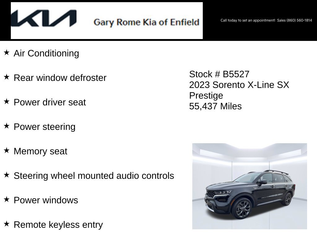 Certified 2023 Kia Sorento SX Prestige AWD/4WD image 21