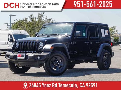 Certified 2023 Jeep Wrangler Unlimited Sport AWD/4WD image 1