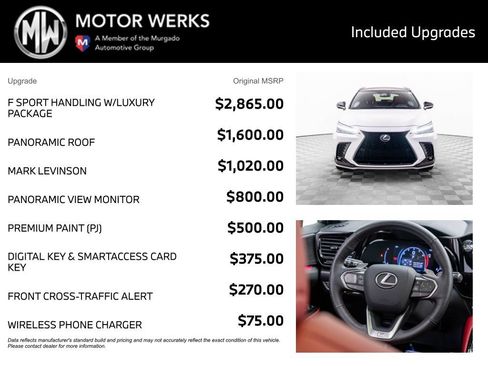 Used 2025 Lexus NX 350 F Sport AWD/4WD image 4