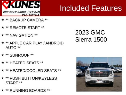 Used 2023 GMC Sierra 1500 Denali w/ Denali Reserve Package AWD/4WD image 2
