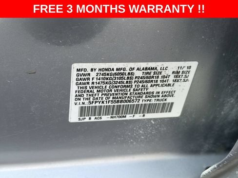 Used 2011 Honda Ridgeline RTL image 25