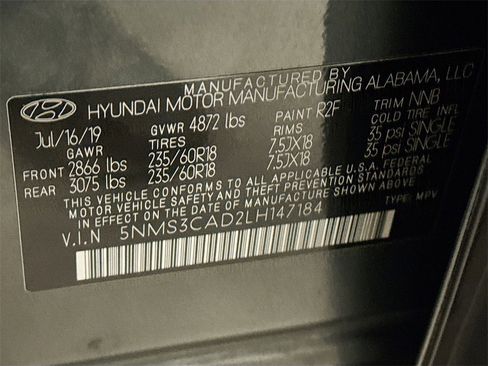 Used 2020 Hyundai Santa Fe SEL w/ Convenience Package image 38