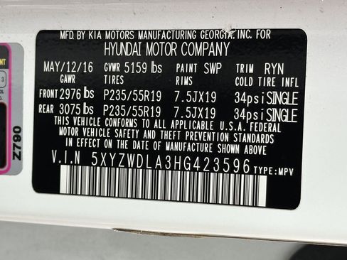 Used 2017 Hyundai Santa Fe Sport w/ 2.0T Ultimate Tech Package 05 image 15