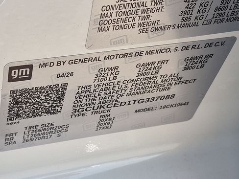 New 2026 Chevrolet Silverado 1500 Custom Trail Boss AWD/4WD image 33