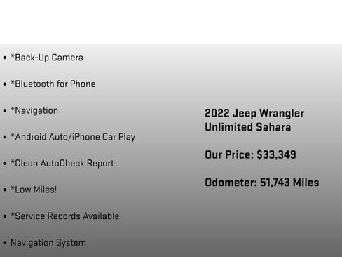 Used 2022 Jeep Wrangler Unlimited Sahara w/ Cold Weather Group AWD/4WD image 12