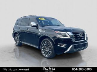 Used 2022 Nissan Armada Platinum w/ Captain's Chairs Package RWD video 1