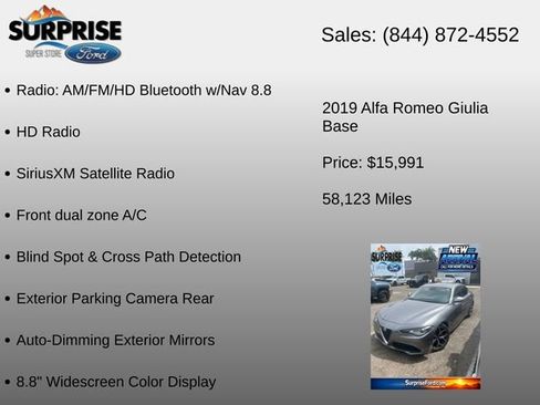 Used 2019 Alfa Romeo Giulia RWD image 14