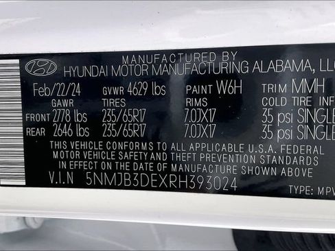 Certified 2024 Hyundai Tucson SEL FWD image 34