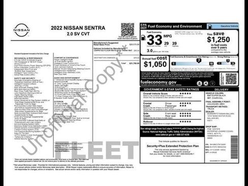Used 2022 Nissan Sentra SV FWD image 2