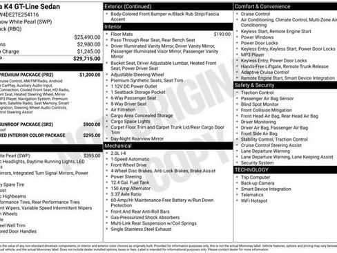 New 2026 Kia K4 GT-Line w/ GT-Line Premium Package image 4