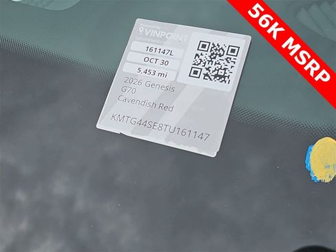 Used 2026 Genesis G70 3.3T Sport Prestige image 24