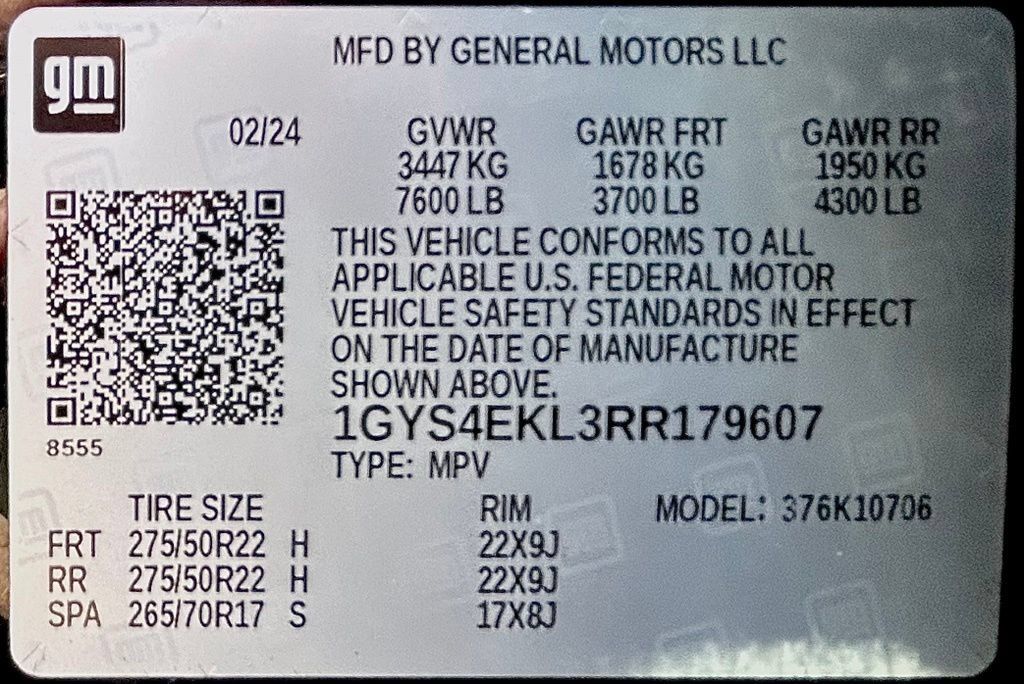 Used 2024 Cadillac Escalade Sport AWD/4WD image 27