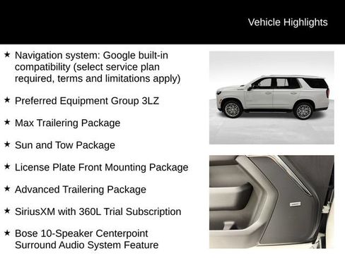 Certified 2025 Chevrolet Tahoe High Country w/ Sun And Tow Package AWD/4WD image 27