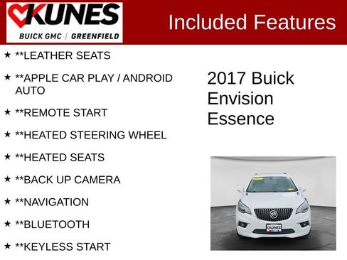 Used 2017 Buick Envision Essence AWD/4WD image 2