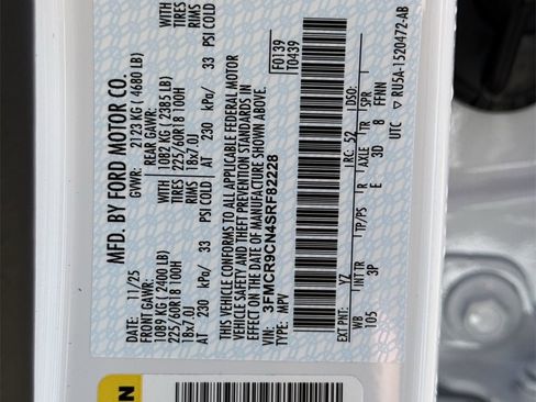 New 2025 Ford Bronco Sport Outer Banks image 47