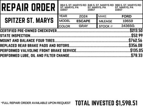 Used 2024 Ford Escape Active image 4