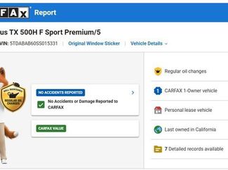 Used 2025 Lexus TX 500h AWD w/ Technology Package video 2