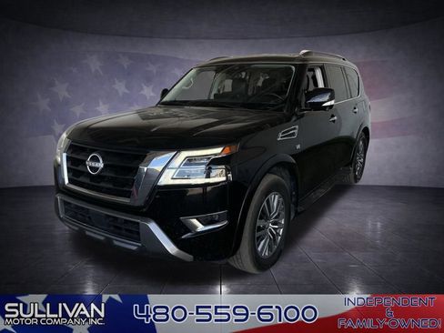 Used 2021 Nissan Armada SL w/ Captain's Chairs Package image 1