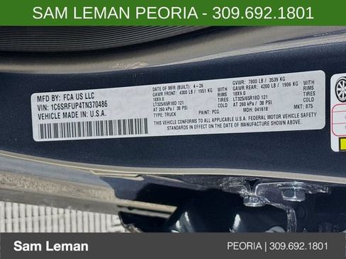 New 2026 RAM 1500 RHO AWD/4WD image 31