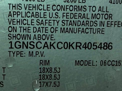 Used 2019 Chevrolet Tahoe LS w/ Enhanced Driver Alert Package image 24