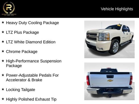 Used 2013 Chevrolet Silverado 1500 LTZ w/ LTZ White Diamond Edition image 9