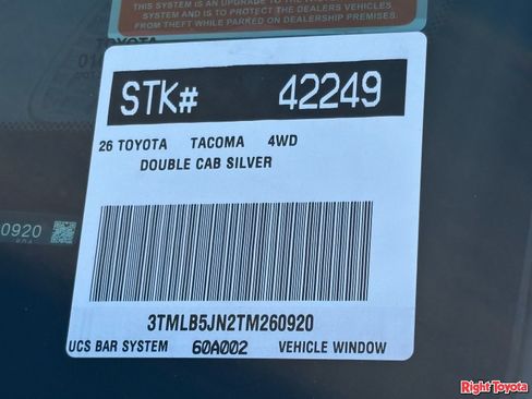 New 2026 Toyota Tacoma SR5 AWD/4WD image 28