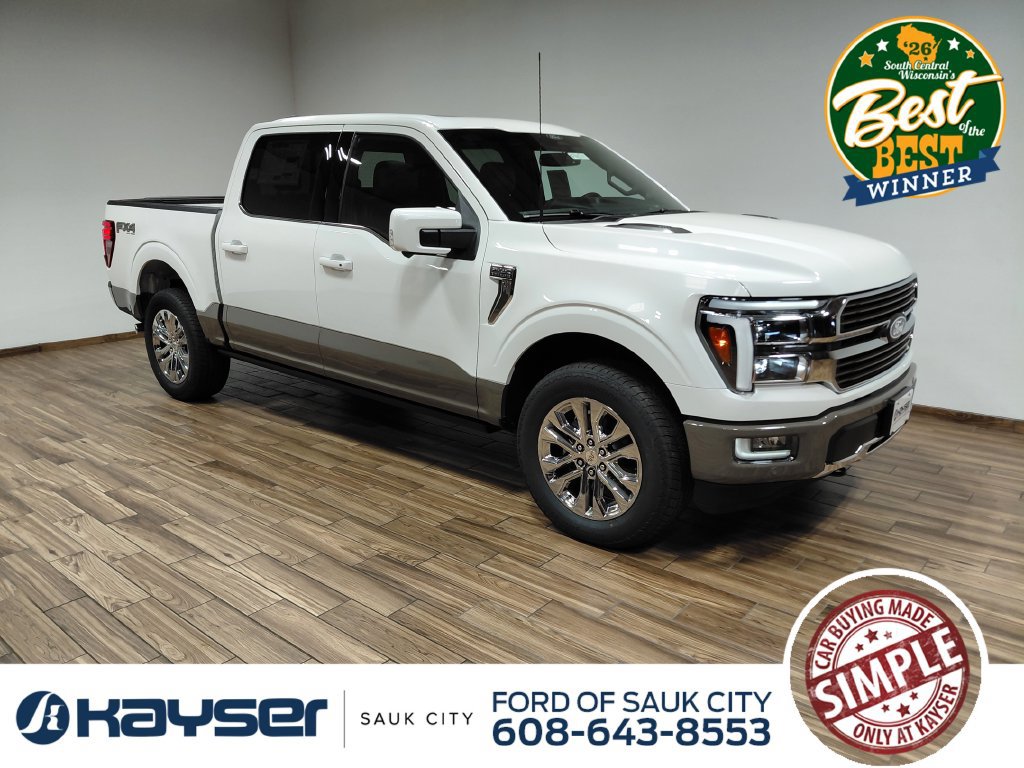 New 2026 Ford F150 King Ranch w/ Equipment Group 601A High AWD/4WD 360° Tour