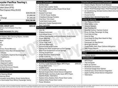 Used 2018 Chrysler Pacifica Touring-L w/ Tire & Wheel Group