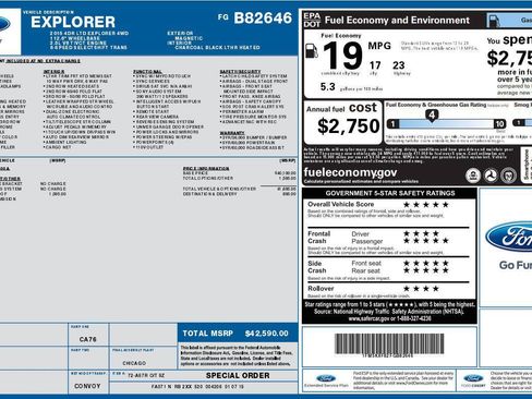 Used 2015 Ford Explorer Limited AWD/4WD image 4