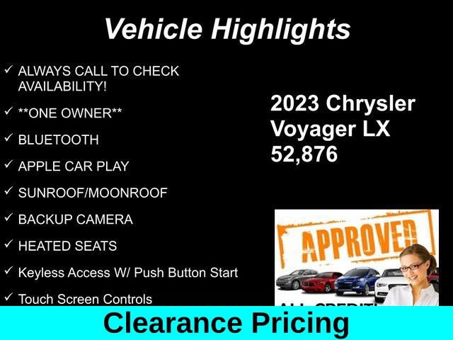 Used 2023 Chrysler Voyager LX FWD image 10