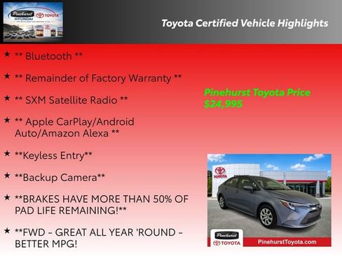 Used 2025 Toyota Corolla LE FWD image 19
