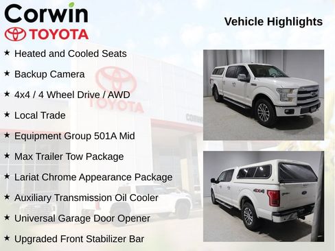Used 2016 Ford F150 Lariat AWD/4WD image 11