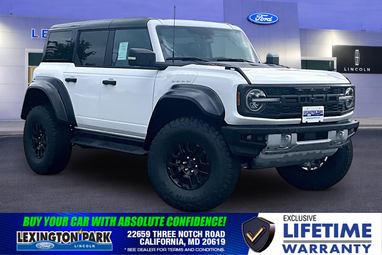 New 2026 Ford Bronco Raptor w/ Interior Carbon Fiber Pack AWD/4WD image 1