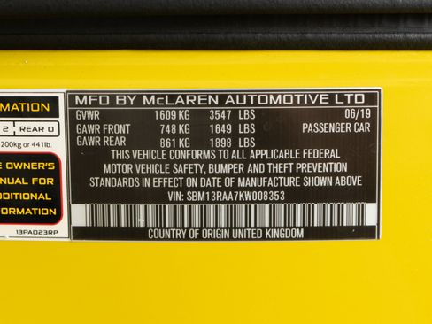 Used 2019 McLaren 600LT RWD image 19