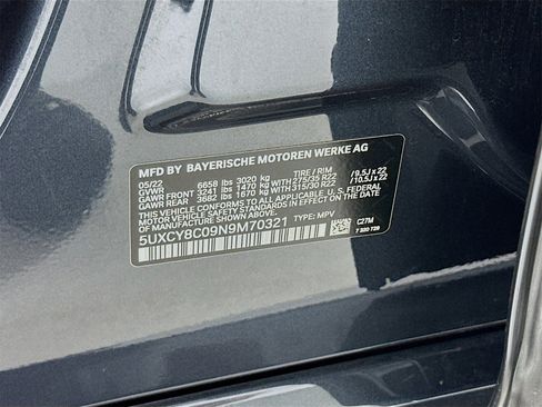 Used 2022 BMW X6 M50i w/ Executive Package image 34