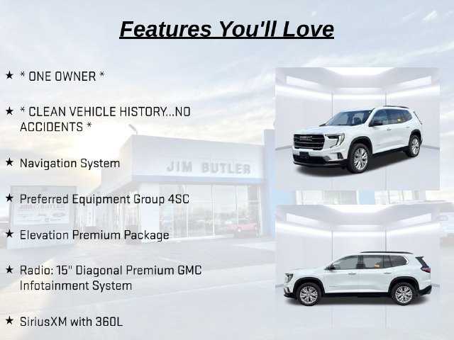 Used 2026 GMC Acadia Elevation w/ Elevation Premium Package FWD image 9